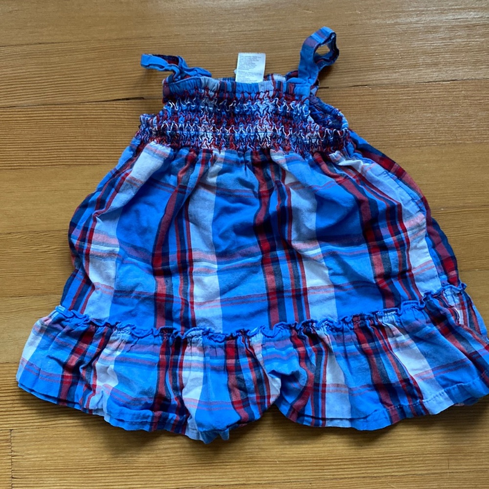 Plaid healthtex brand 24M dress. EUC.